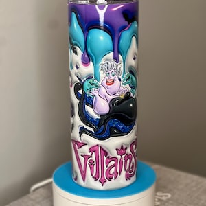 Puffy Disney Villains Tumbler