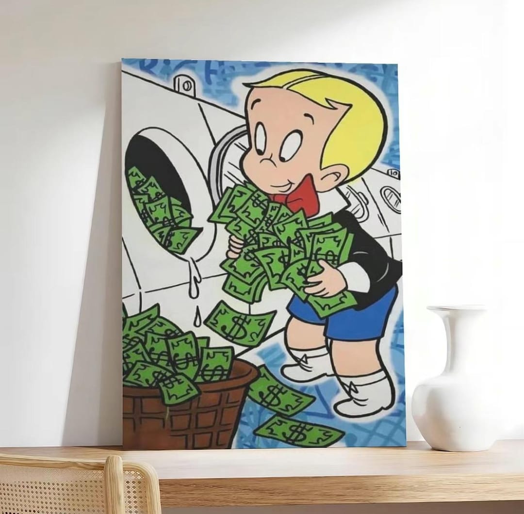 Monopoly Richie Rich - Abstract Poster Wall Art - Etsy