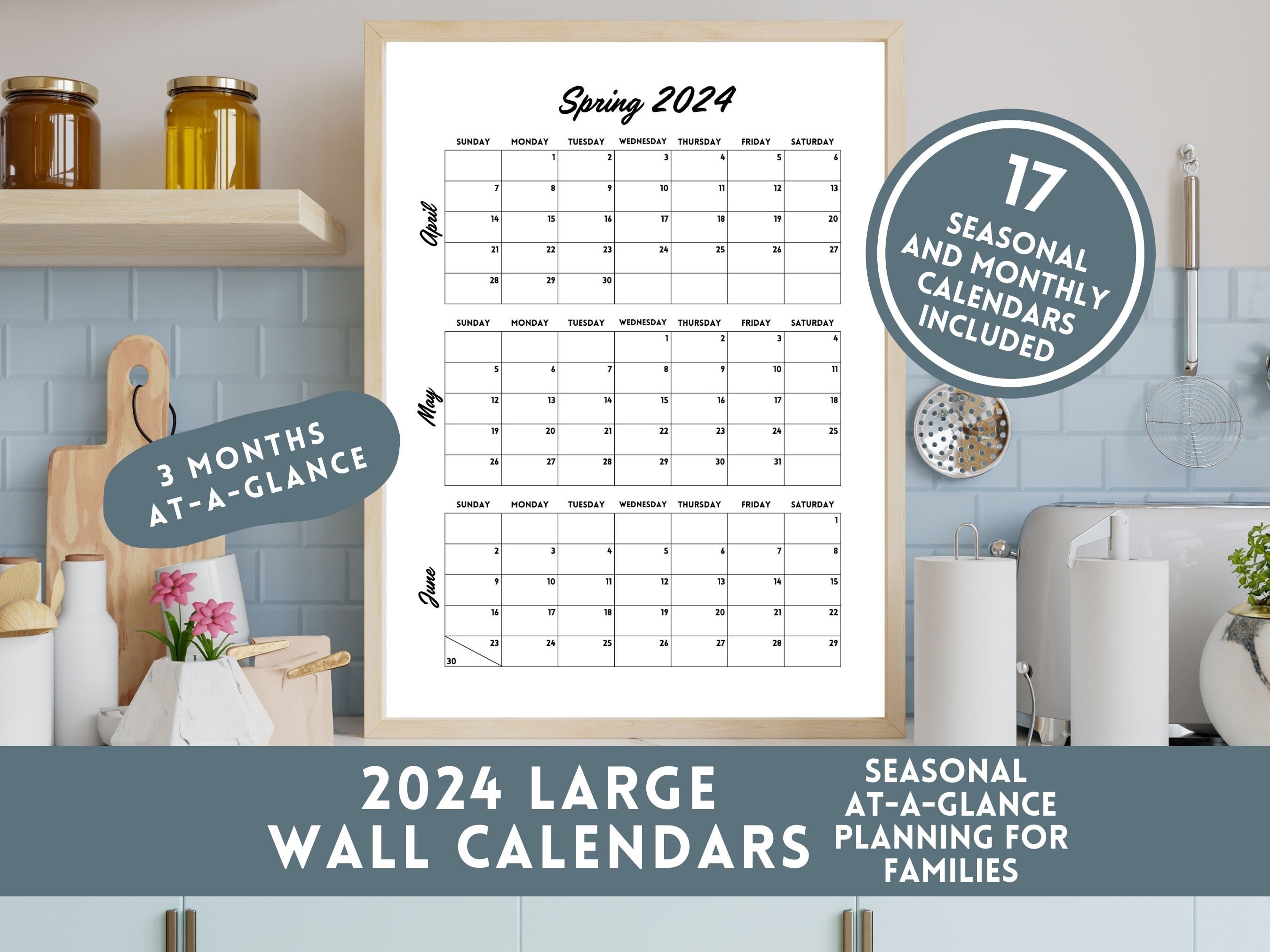 Big Ass Calendar - Etsy Sweden