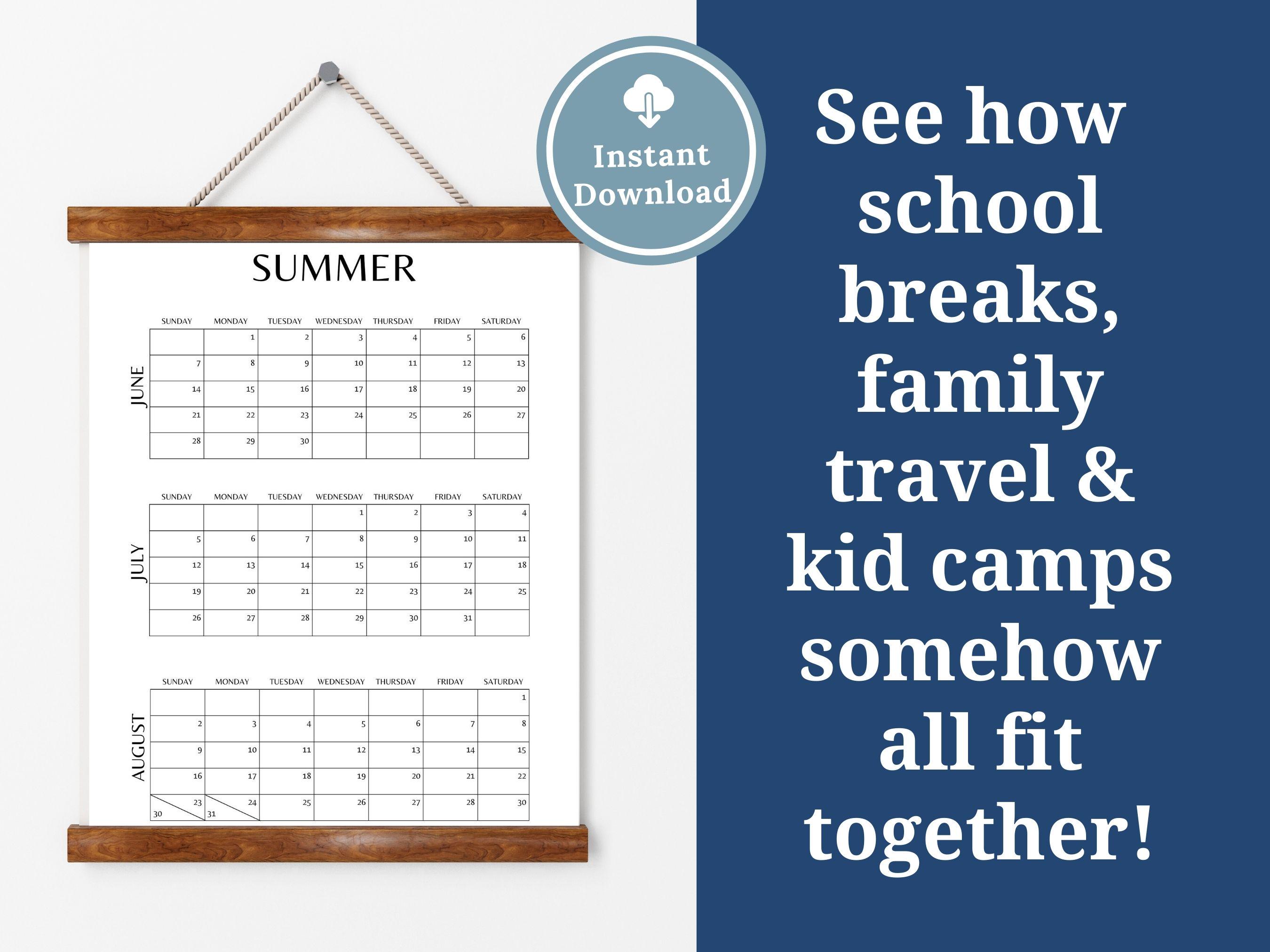 Spring Calendar 2026, Printable Calendar for Worksheet or Wall ...