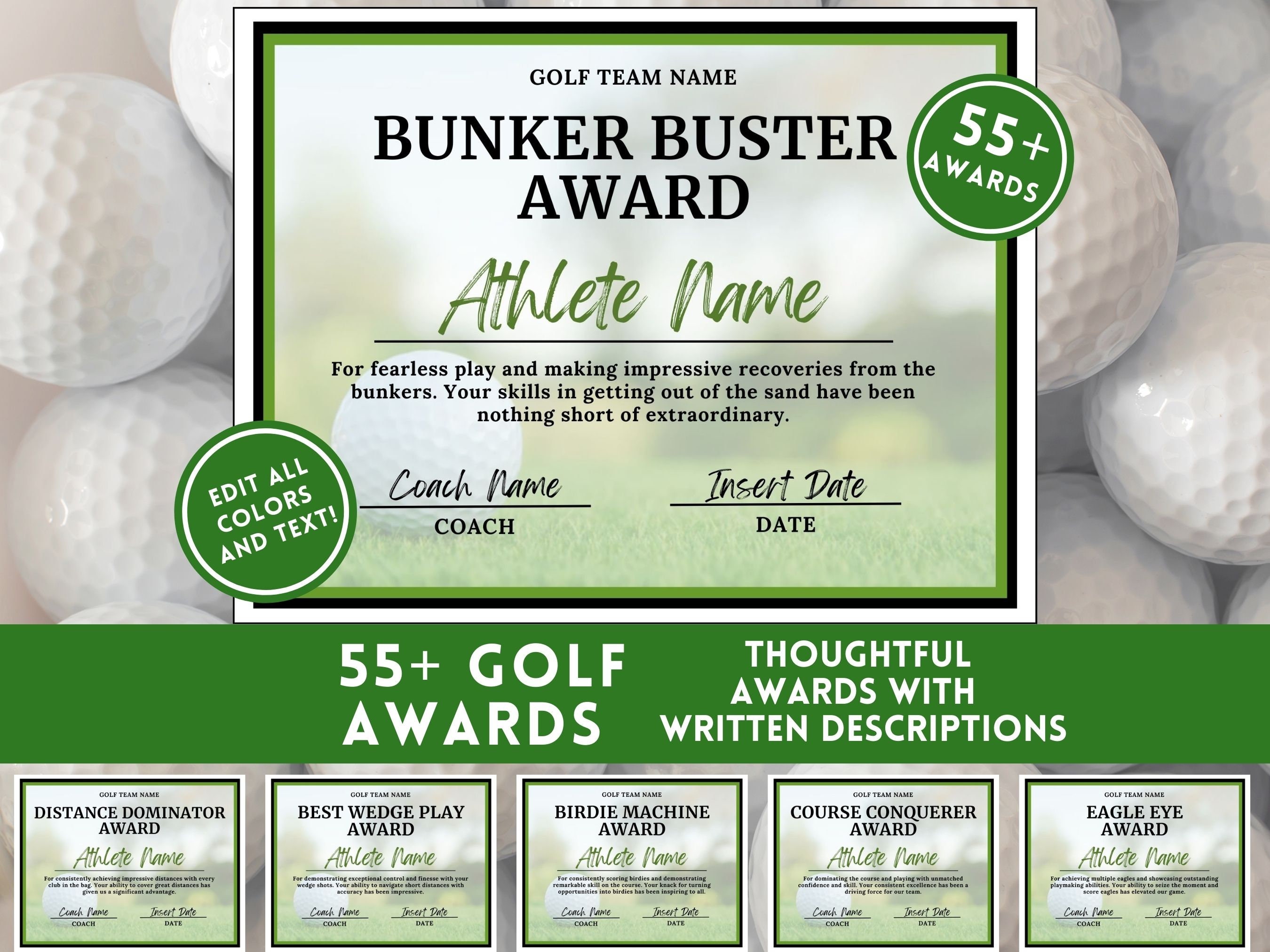 Funny Golf Certificates UK - Main Image