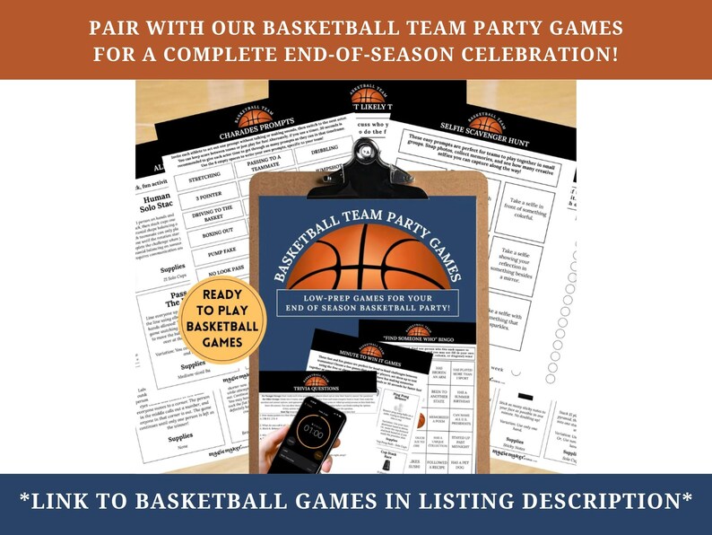 Basketball Award Certificate Editable Award Ceremony Printable End of Season Basketball Canva Basketball Team Party Printable Template image 8