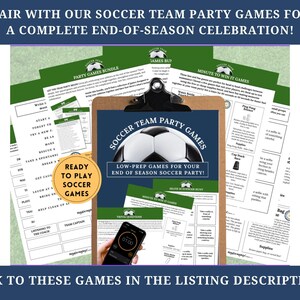 Certificados de premios de fútbol editables, certificados de ceremonia de premios, imprimibles para fiestas de equipos de fútbol, final de temporada de fútbol, personalizables en Canva. imagen 8