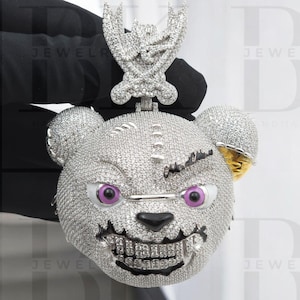 Iced out bear pendant deals