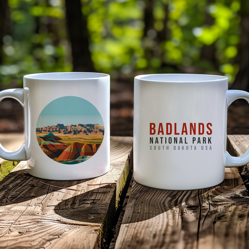 Badlands National Park South Dakota Mugs , Many Styles, Great Gift for