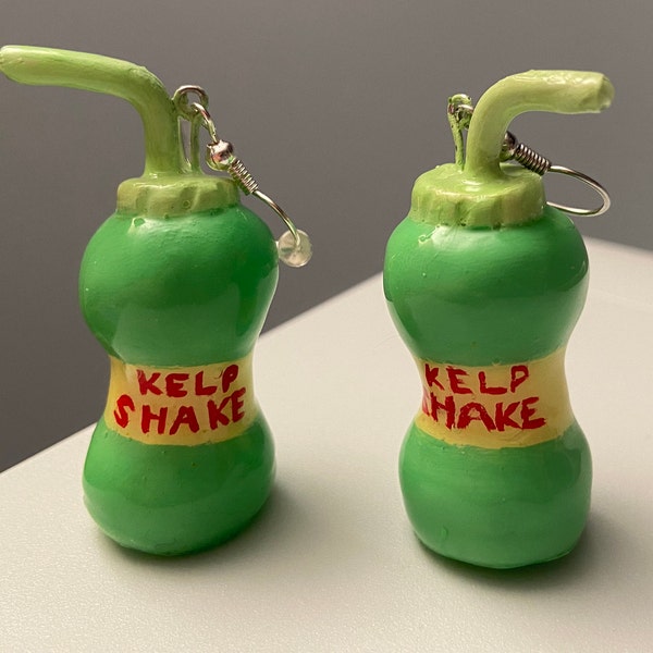 Polymer Clay Kelp Shake Earrings