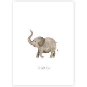 Elefant | Postkarte | Aquarell