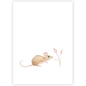 Maus | Postkarte | Aquarell