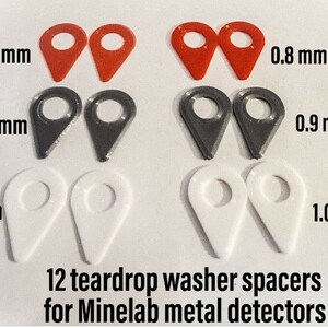 Coil Washer Shims for Minelab Equinox Excalibur Sovereign GT GPX Vanquish