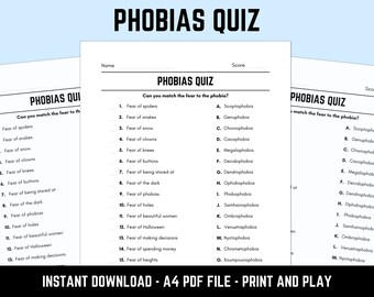 Printable Baby Animals Match up Quiz With Answers - Etsy