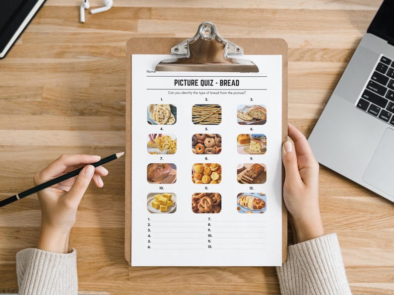 Printable Bread Picture Quiz With Answers: Picture Round Quiz Sheets ...