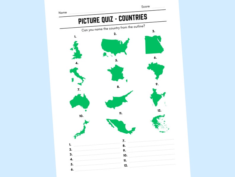 Printable Picture Quiz Bundle – 16 Picture Quizzes With Answers - Etsy