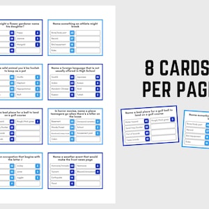 Family Friendly Feud Printable Party Game, Family Game Night ...