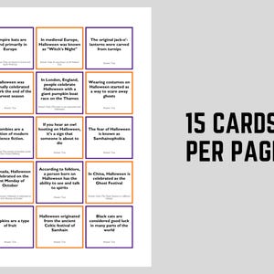 Halloween Fact or Fiction – Printable Party Game | Downloadable ...