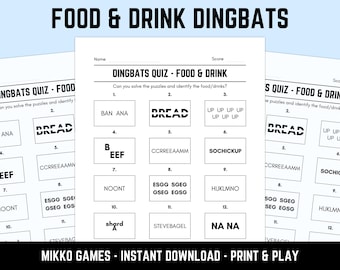 Printable Easter Dingbats Picture Quiz With Answers: Downloadable Rebus