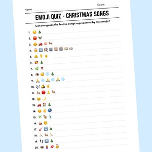 Printable Christmas Songs Emoji - Il 300x300.5596826548 A7o6 