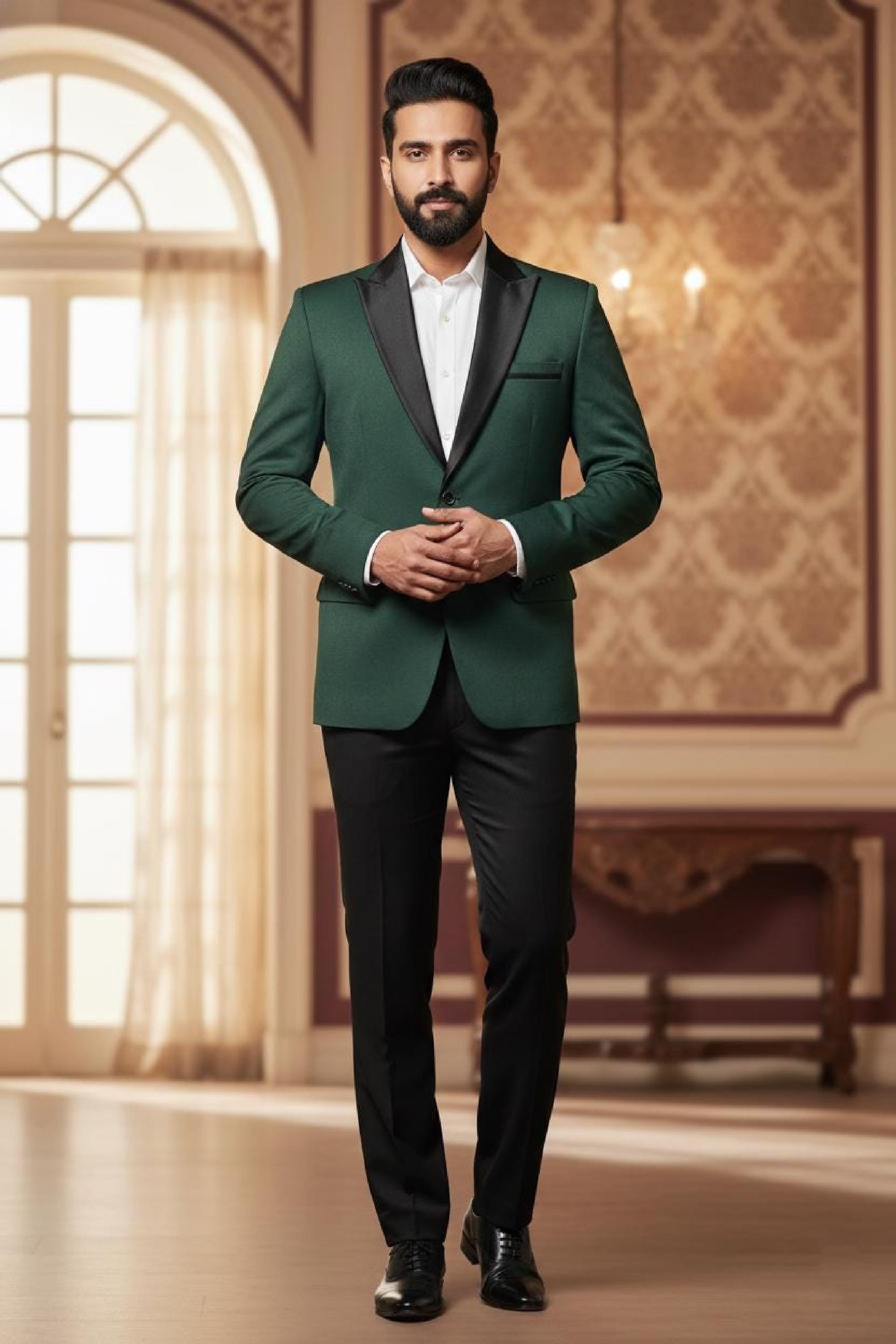 Emerald Dark Green Suit Tux - Etsy