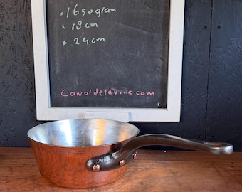 Jaquotot copper windsor 18 cm, new tin like new Also a matching 22cm available!