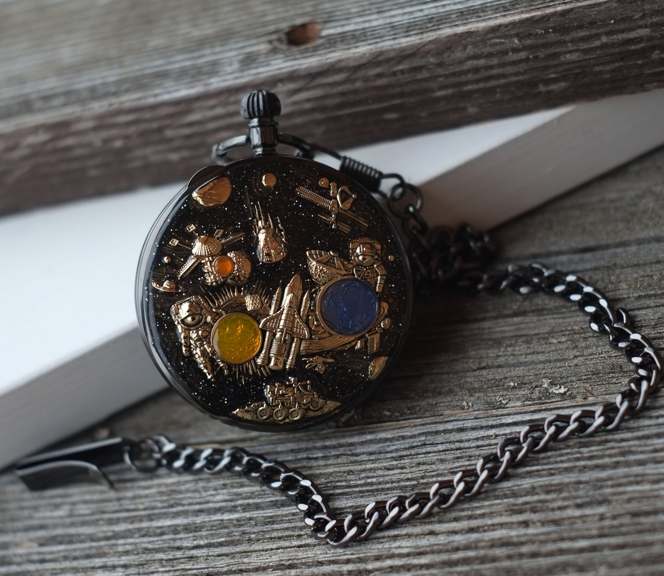Galaxy Pocket Watch Etsy Singapore