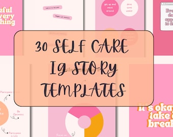 Self Care Vorlagen | Social-Media-Vorlagen | canva Vorlagen | bearbeitbare Vorlagen | Marketing Vorlagen | Coaching-Vorlagen | mädchenhaftes Thema