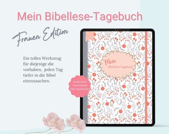 Linked Digital Bible Study Journal for GoodNotes, Notability, etc. Digital Prayer Journal My Bible Reading Diary Digital Journal