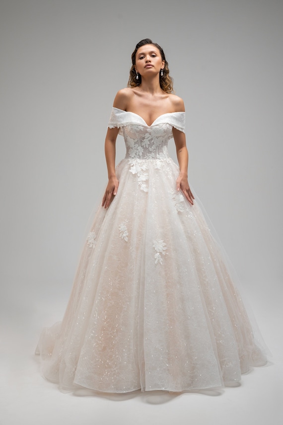 pretty lace dresses Fernanda – A & M Enterprises Bridal main image 0