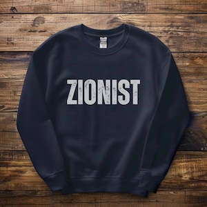 Zionistisches Sweatshirt Israel Sweatshirt Unterstützung Israel bin Israel Chai Sweatshirt Israel T-Shirt Ich stehe mit Israel bin Israel Chai Hebräer