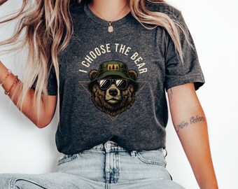 Ich wähle das Bären-Shirt: Feministisches Empowerment-T-Shirt