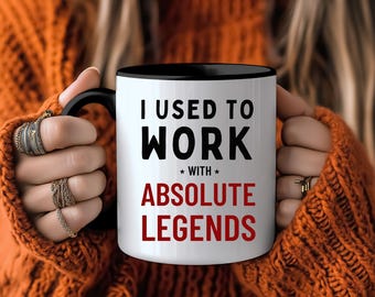 Funny Coworker Leaving Mug: Sarcastic Office Farewell Gift