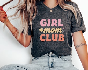 Chemise Girl Moms Club : t-shirt coquette pour mamans