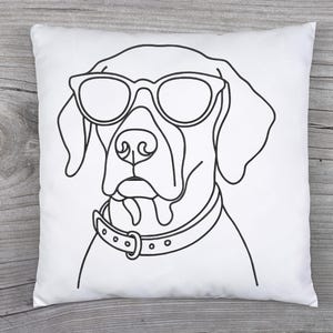 5 Sizes Cool Pointer Dog Embroidery Designs , Embroidery Art for Dog Lovers, Machine Embroidery File for Brother, DST, PES, EXP