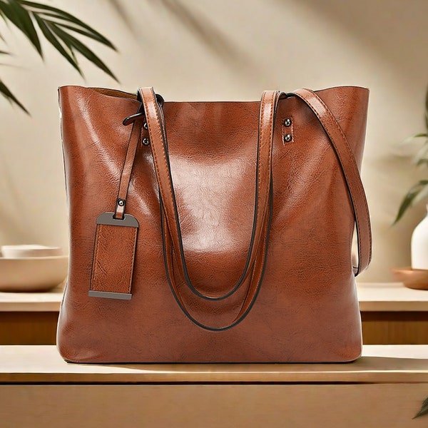 Sac fourre-tout personnalisé en cuir végétalien pour femme, sac à bandoulière pour fille, sac à bandoulière pour femme, sac à main en cuir sac de week-end travail voyage cadeau pour elle