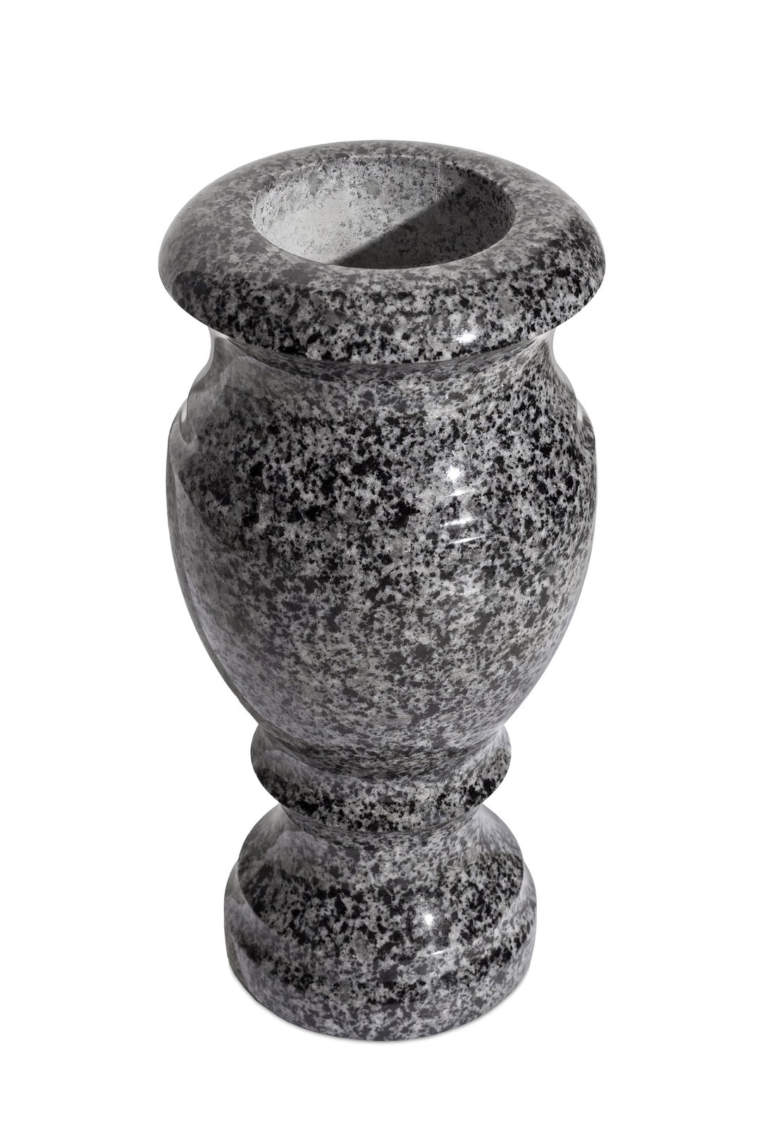 Vase for Tombstones. Granite Flower Vase. Decoration for Graves. Grave