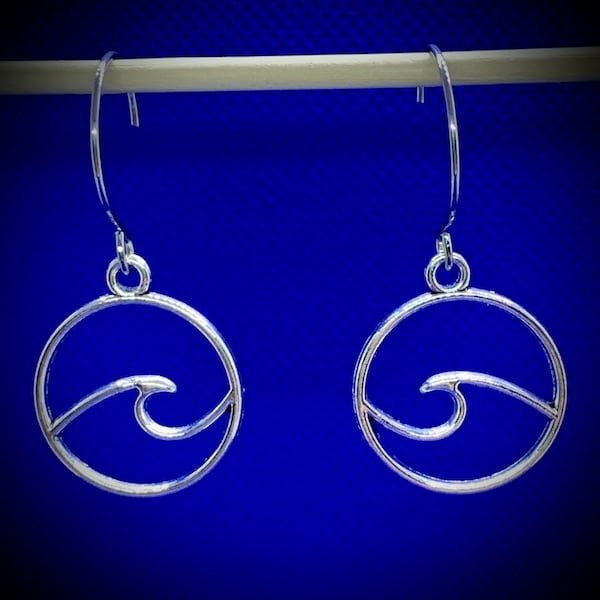 Boucles d’oreilles vagues/anges/ailes d’ange