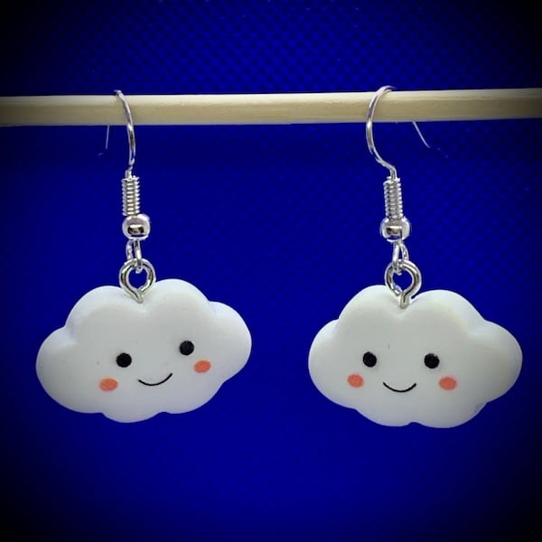 Boucles d’oreilles nuages