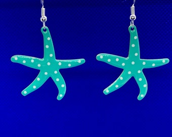 Boucles d’oreilles étoiles de mer ou poissons