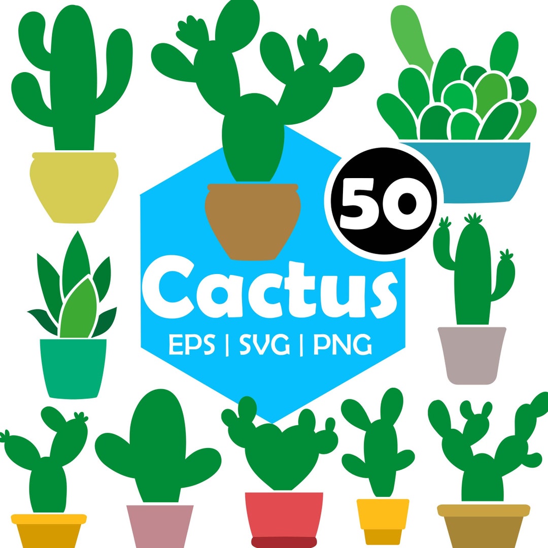 Cactus SVG Cactus Svg Files for Cricut Cactus Svg Bundle PNG Cactus Cut