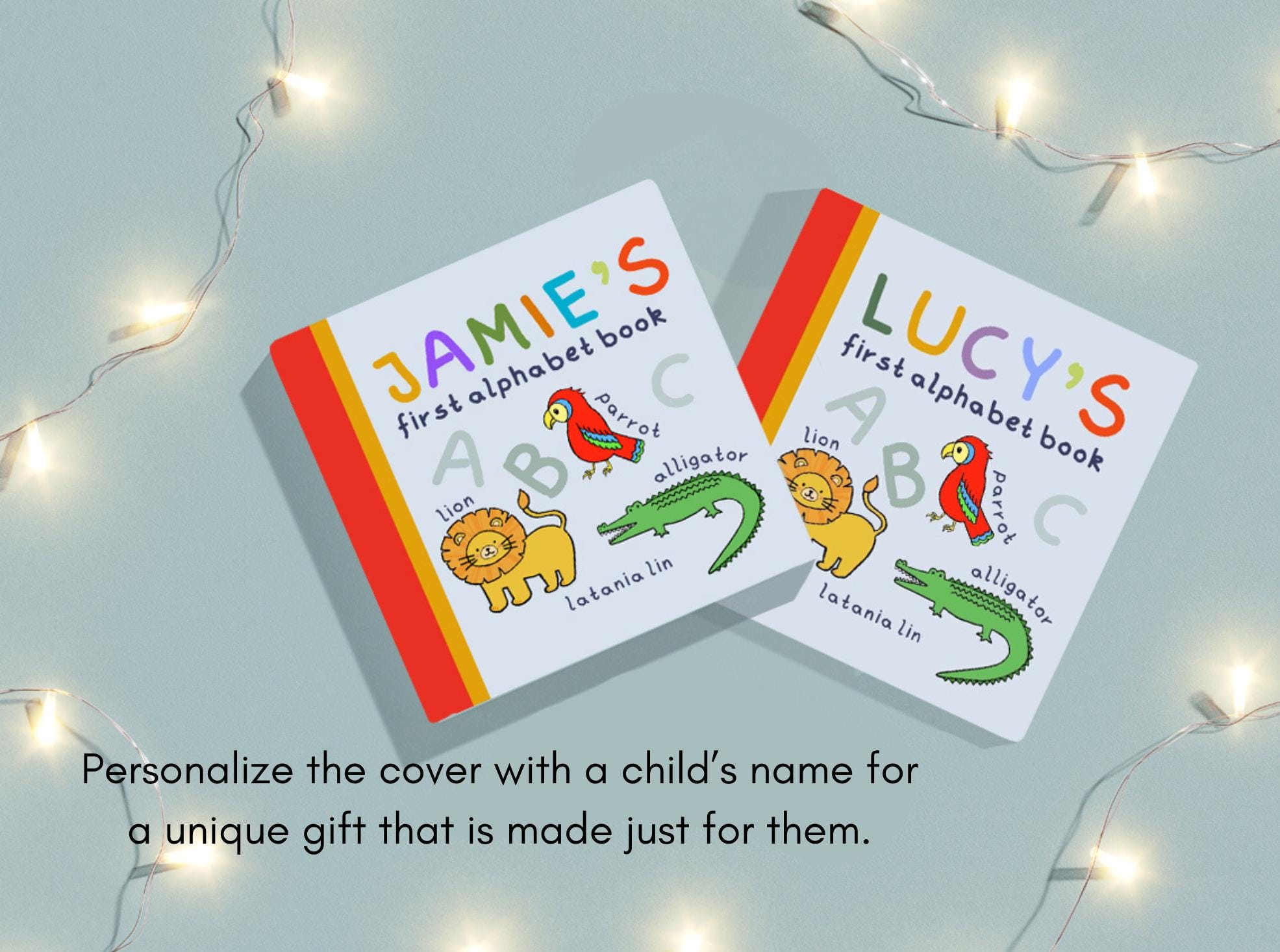 Personalized ABC Book: Custom Hardcover Alphabet Book for Toddlers - Etsy