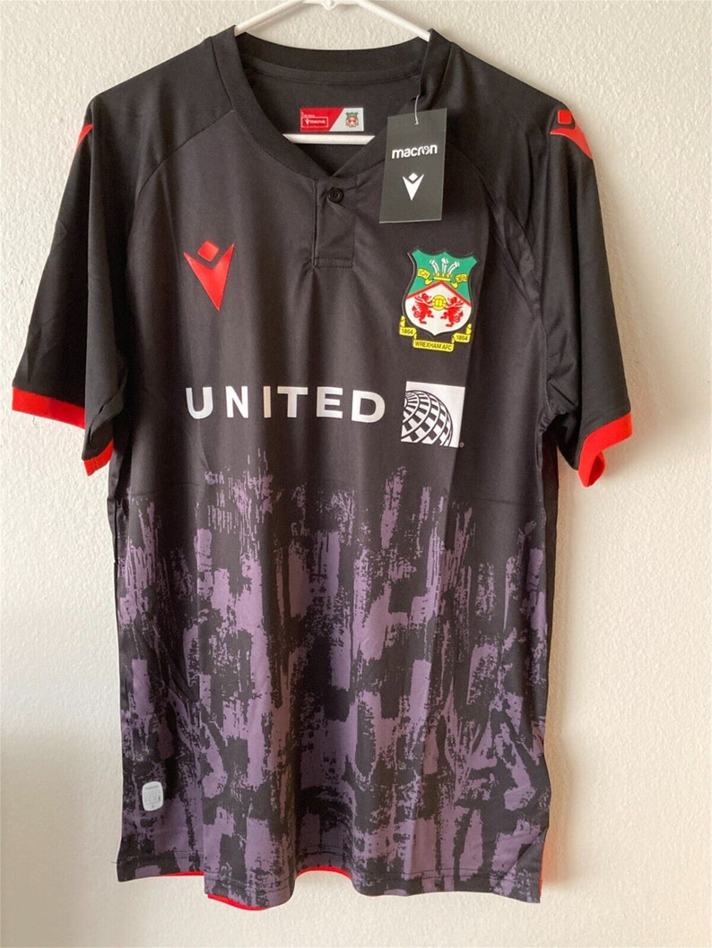 202324 Wrexham AFC Black Football Jersey for Adult Youth Etsy
