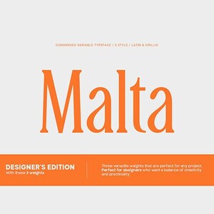 Malta Serif Font: TBJ Beauty, Cosmetic & Wedding (3 Weights)
