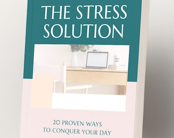 Stress Relief eBook PDF • 20 Tools to Reduce Stress | Wellness Guide for Teens & Adults