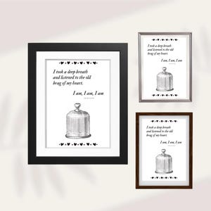 The Bell Jar Digitaler Download Druck, Sylvia Plath Poster, Digitaldruck, feministische Wandkunst, druckbares Poster Feigenbaum, Frauenkunst
