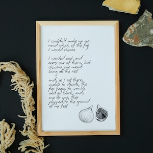 The Bell Jar Digitaler Download Druck, Sylvia Plath Poster, Digitaldruck, feministische Wandkunst, druckbares Poster Feigenbaum, Frauenkunst