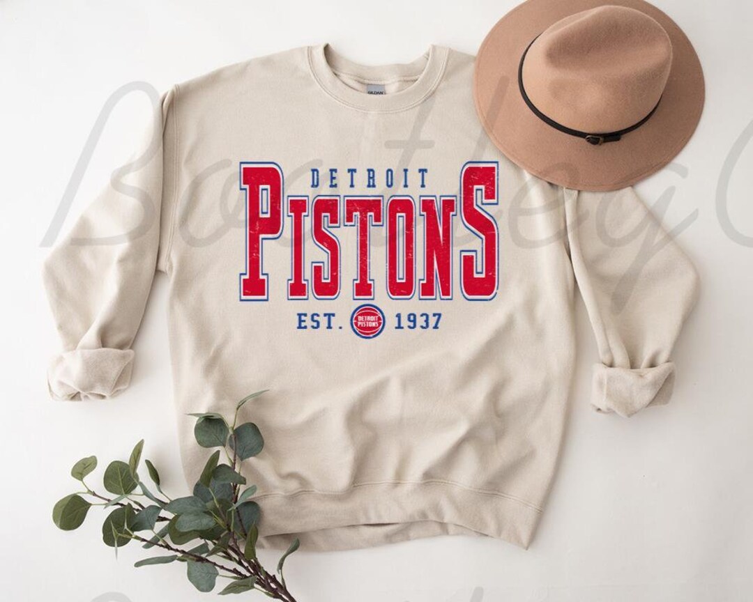 Vintage Detroit Pistons Basketball 90s Bootleg Tshirt Retro Etsy