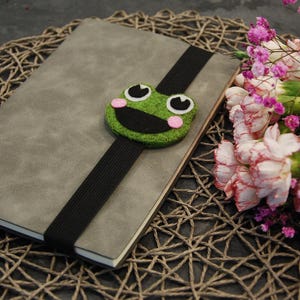 Cute Frog Bookmark, Fun Animal Gift, Bookworm Present