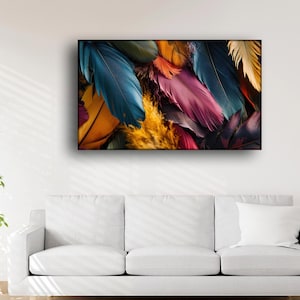 Art mural en verre trempé, très grande décoration murale, décoration de salon, peinture sur verre F1, décoration de chambre à coucher, cadeau de pendaison de crémaillère