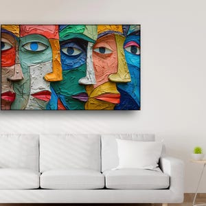 Art mural personnalisé en verre, verre trempé, très grande décoration murale, décoration de salon, tableau, décoration de chambre à coucher, cadeau de pendaison de crémaillère