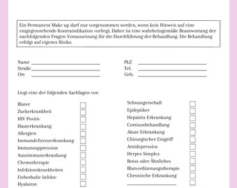 PMU Einverständniserklärung