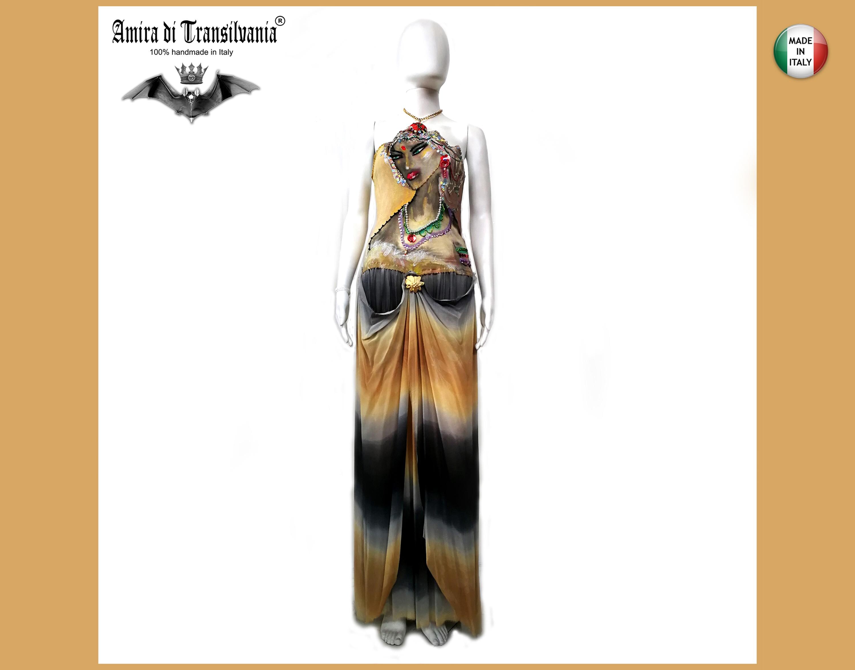 Haute Couture Dress, Luxury High Fashion Designer Collection, Woman Prom Elegant Ladies Clothing, Embroidered Gown Sequin