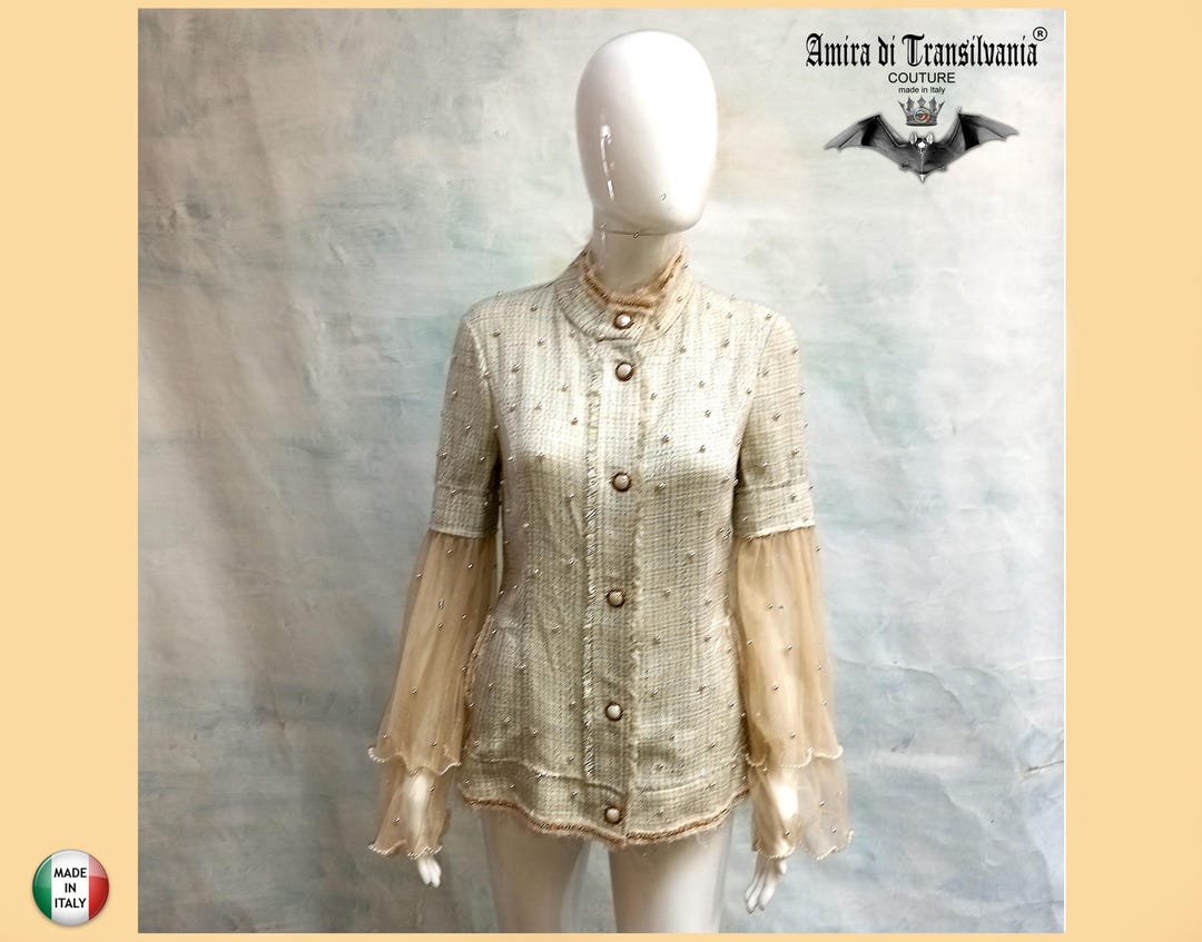 Haute Couture Marque Italienne Femme PrÃªt Ã Porter Veste Couture